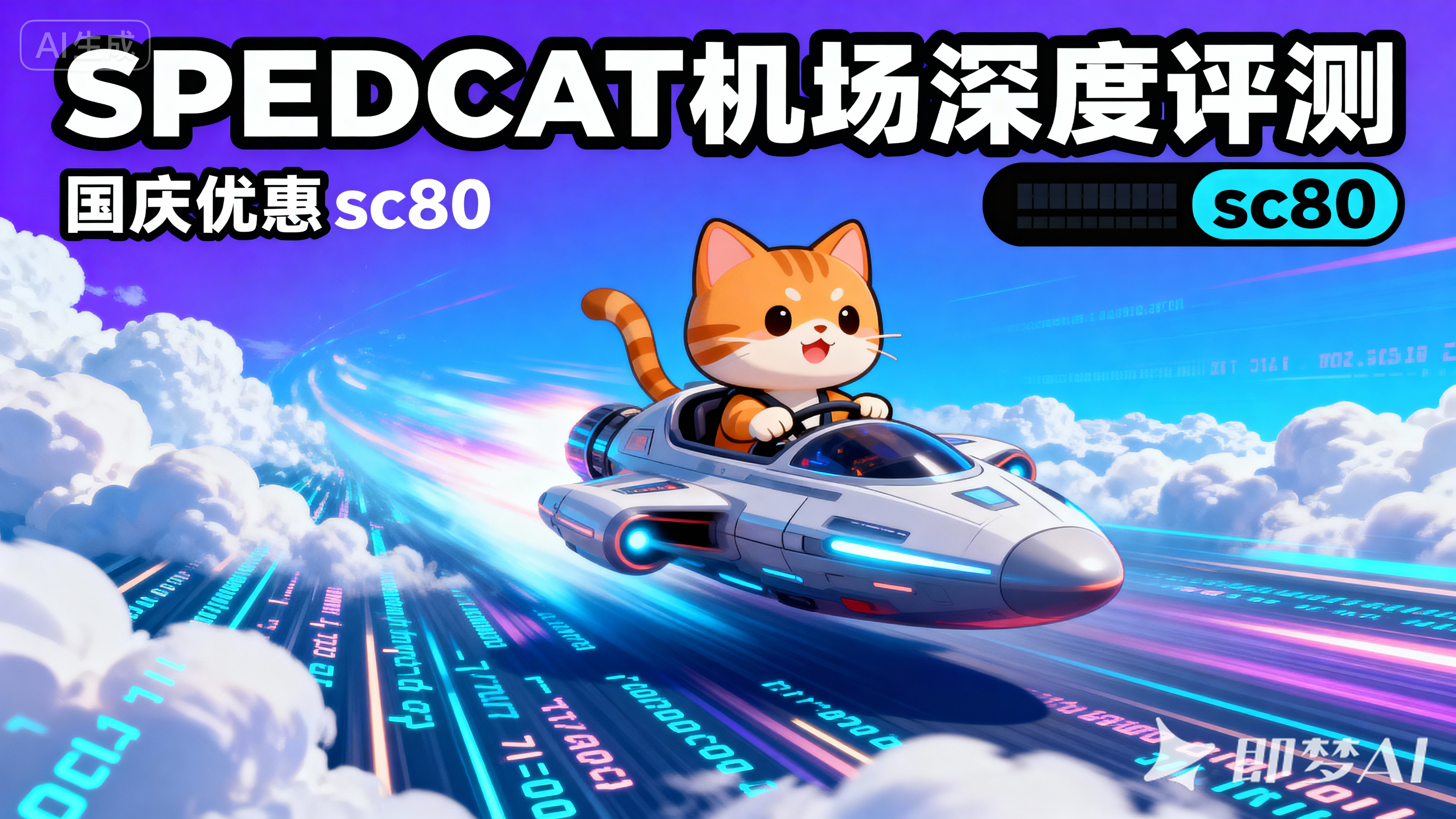 SPEEDCAT 机场全套餐评测,从迷你猫到雷神猫,年付8折优惠,全节点支持ChatGPT及AI工具,流媒体解锁全覆盖,速度与服务并重的优质选择 /posts/speedcat-review/cover.png